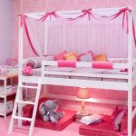 Children's bed attic Princess