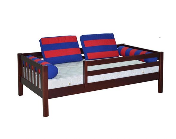 Children's bed from the massif of a tree the Baby