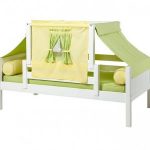 Children's bed from the massif of a tree the Camomile