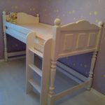 Baby bed in the room