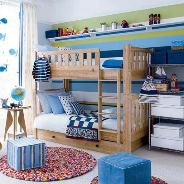Sukurkite mažą vaikų kambarį