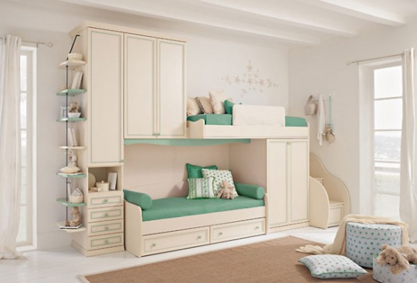 Bunk bed for a small room