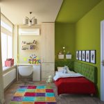 Bright children's small room