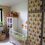 wardrobe wallpaper in the nursery