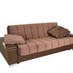 Brown sofa ascona