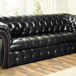 Leather sofa - prestige and comfort