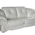 Leather sofa modernong