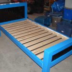 Bed for children with their own hands collected