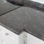Kitchen worktop black granite