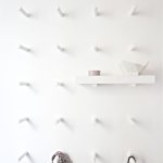 white wall hanger