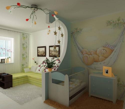 Tapeta dla małego pokoju dziecięcego