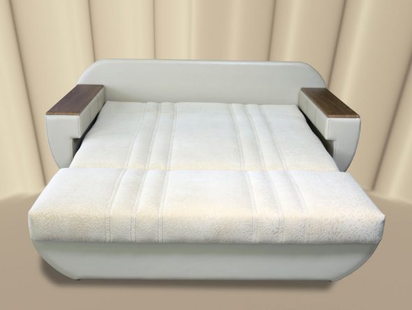 Orthopedic sofa bed in the interior