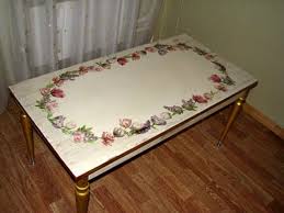 Restoration of the old kitchen table do it yourself