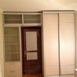 Sliding wardrobe with mezzanine