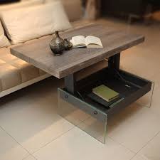 Glass transformer coffee table legs are a great solution