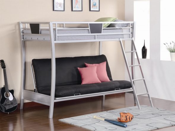 Stylish and graceful metal bed