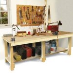 Carpenter workbench with his own hands
