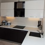 white kitchen set design