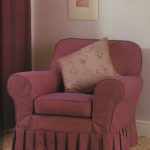 chair cover with ruffles