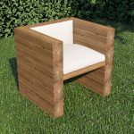 country chair from walnut