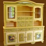 decoupage kitchen cabinet for dishes