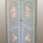 Provence style decoupage cabinet