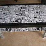 decoupage old kitchen table