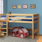 children's bed-loft pine