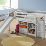 White loft bed for children