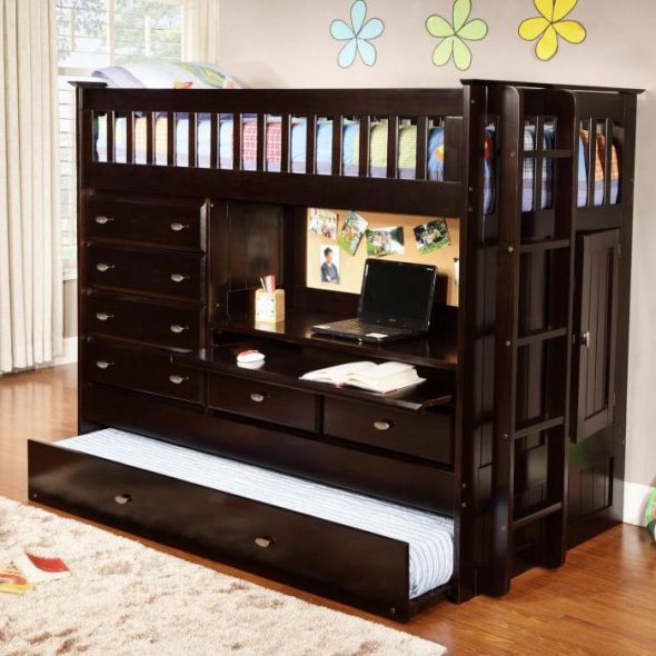 children's bunk beds from solid wood