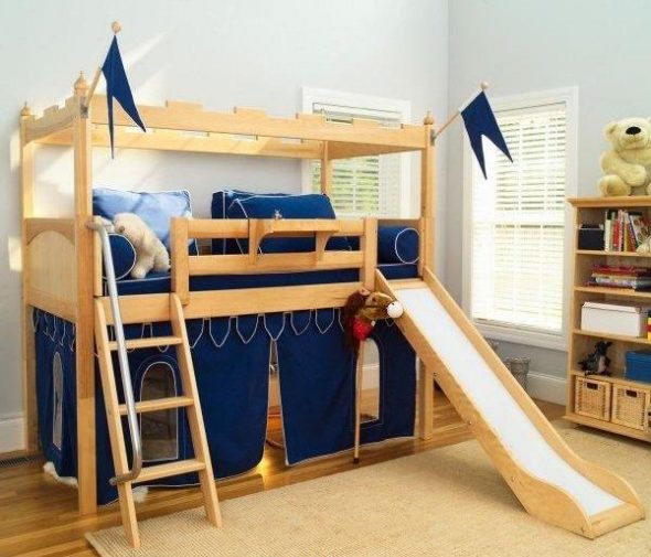 children's beds with slide
