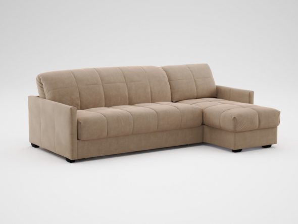 sofa narożna z małym canape