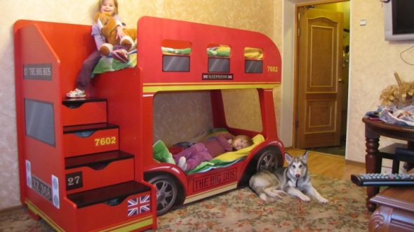 bunk bed bus