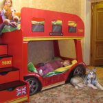 bunk bed bus for children