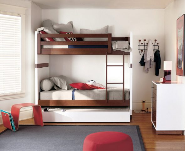fixed bunk bed