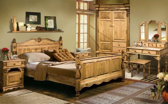 country wood bed