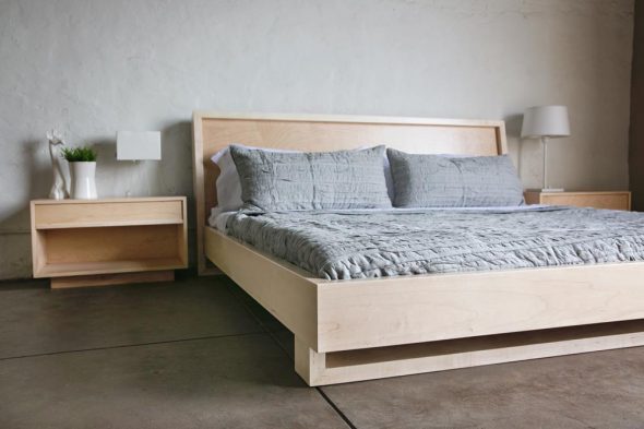 maple bed
