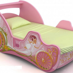 bed car with a fairy