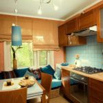 kitchen design 10 square meters. m. photo