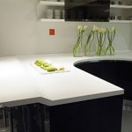 keuken aanrecht acryl stenen foto