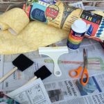 materials and tools for decoupage