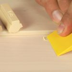 light colored furniture wax