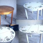 updating old furniture with do-it-yourself decoupage technique