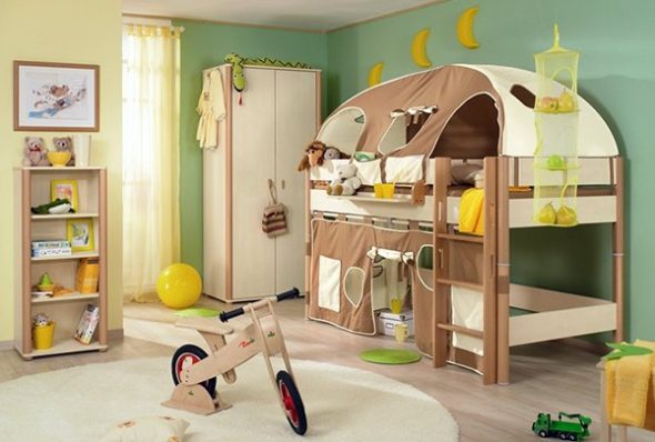 furnish a small children's room
