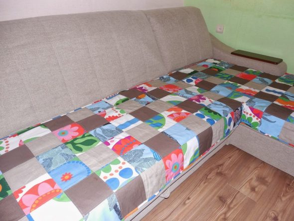 patchwork sofa cover