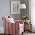 striped chair cover