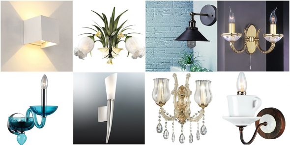 different types of sconces
