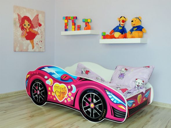 voiture de lit pour fille