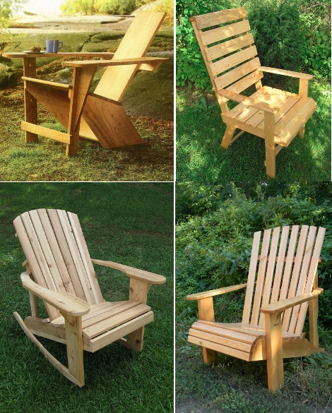 drewniane krzesła ogrodowe