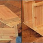 wooden cabinet assembly